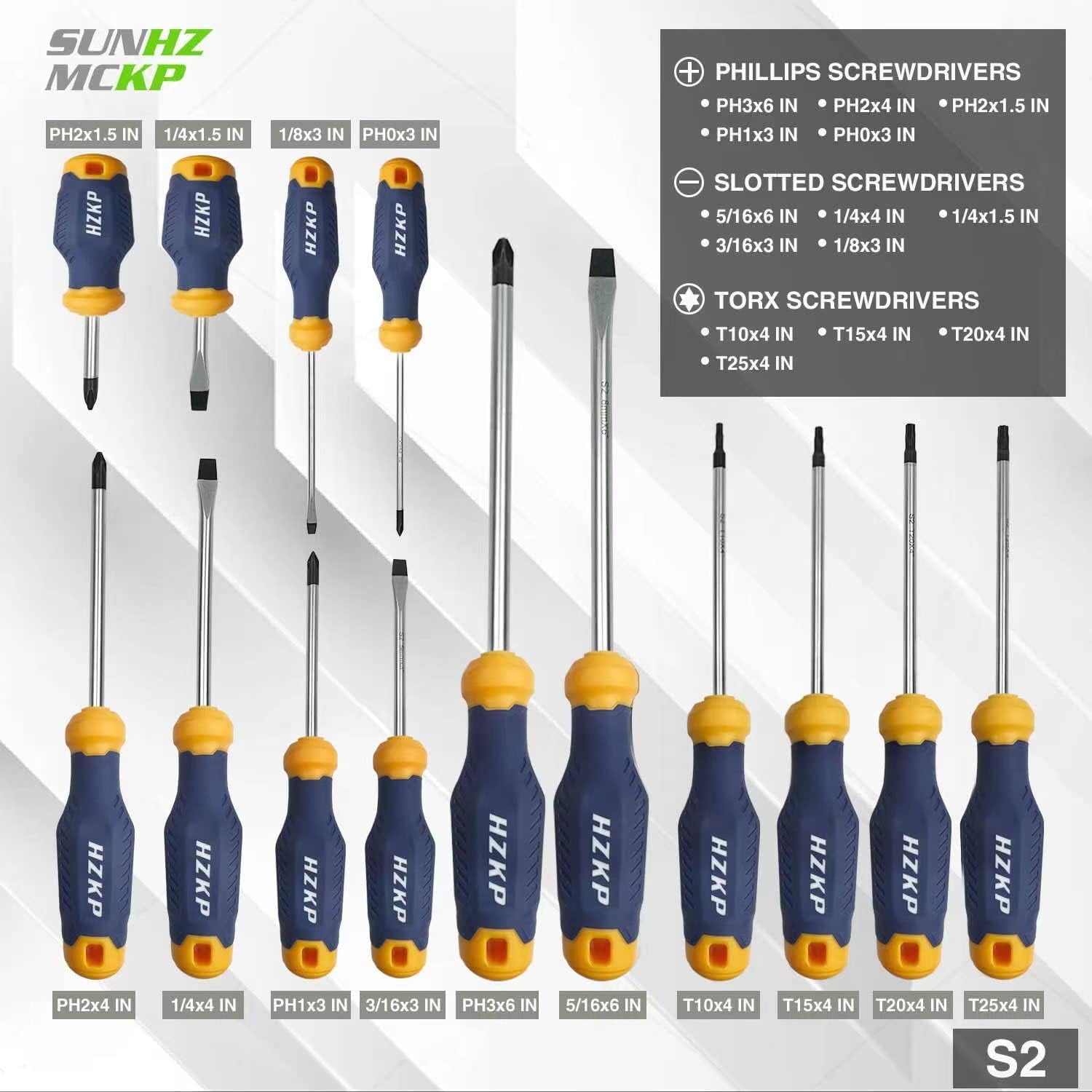 Magnetic Screwdriver Set 66-Piece, S2- Alloy Tool Steel, Includes Slotted/Phillips/Torx Mini Precision , Replaceable Screwdriver Bits With Srdy tool box