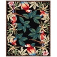 thumbnail image 3 of Safavieh Chelsea Collection HK296A Hand-Hooked French Country Wool Area Rug, 6' x 9', Black, 3 of 5