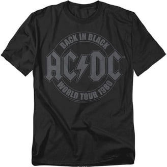 ACDC World Tour '79 Graphic T-Shirt, Unisex Cotton Tee for Men and