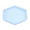Blue, variant on Kitchen Gadgets, Hexagonal Plates Impregnable Dinner Plates Dishwasher Microwave Safe Plastic Plates Reusable Lightweight Plates For Kitchen Or Camping 6.69x6.69 Inches, Mom Gifts