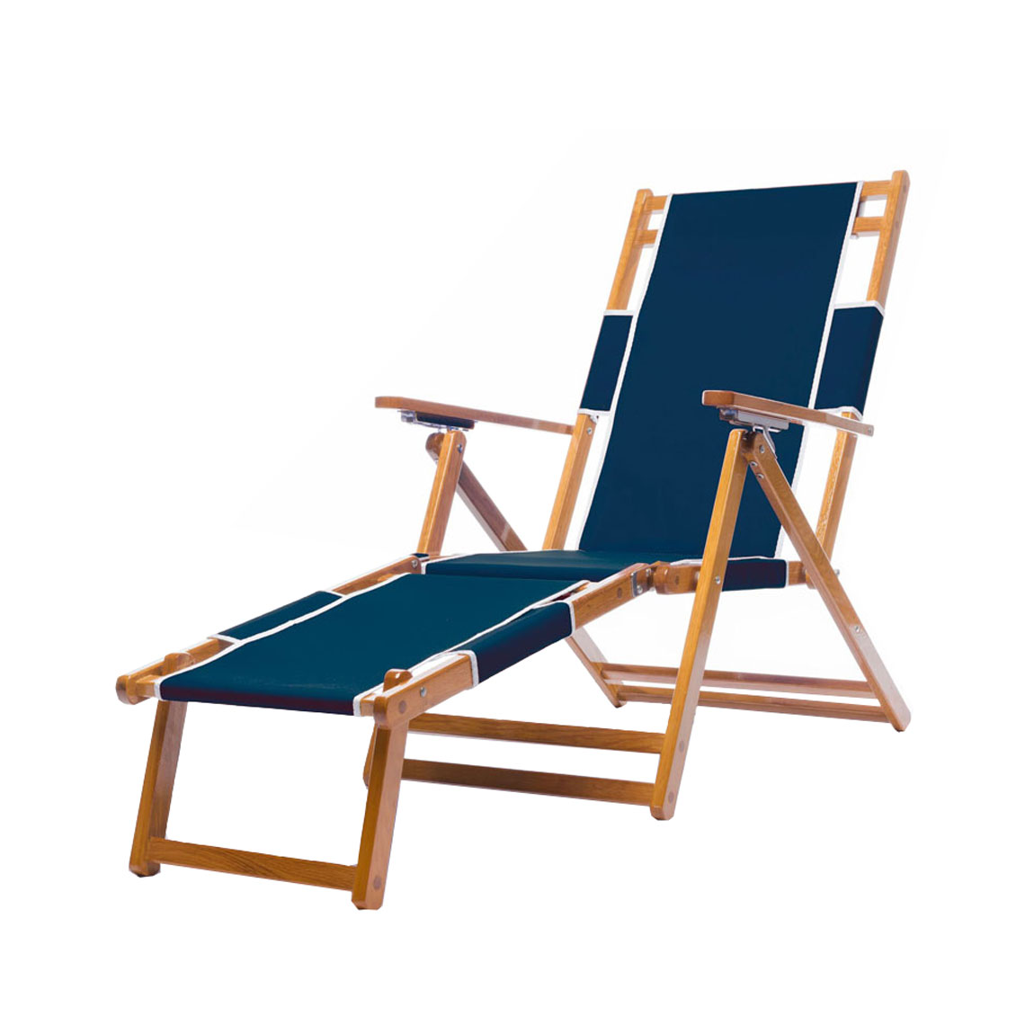 Heavy Duty Commercial Grade Oak Wooden Beach Chair Folding Wood Chaise Lounger Walmart Com