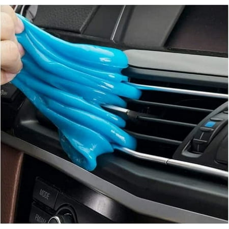 Cleaning Slime Gel for Car -Dust Cleaning Gel for Keyboard - Safe & Reusable Car Slime -Easy-to-Use Car Cleaning Kit -Universal Dust Cleaner for Home & Office -Laptop Cleaning Gel (160g) Blue
