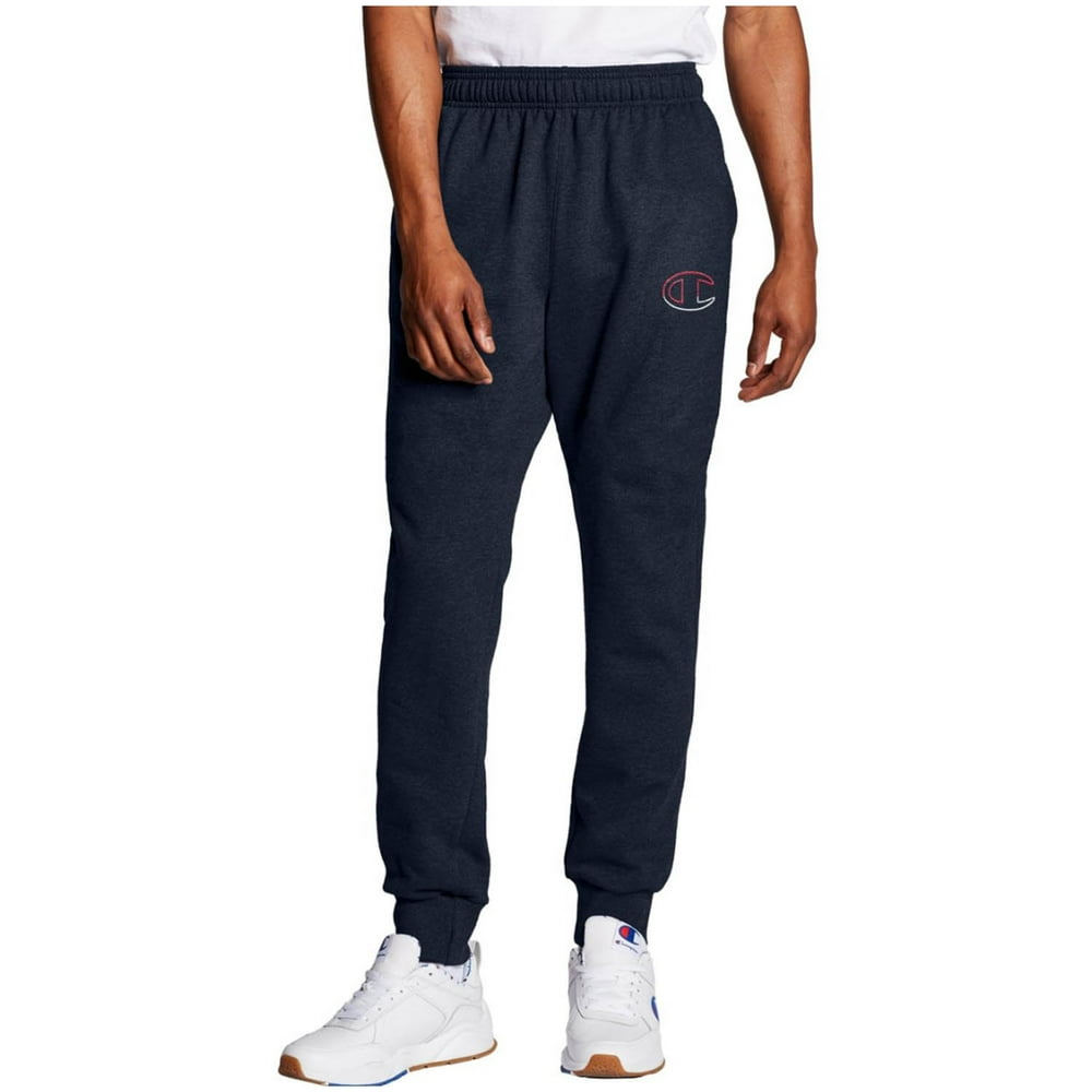 Champion Champion Mens Powerblend Graphic Jogger Pant Nycnavy L