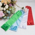 thumbnail image 6 of Twinkseal Girls' Bow Gloves 1 Pair Girls' Bowknot Gloves for Stage Performances Parties Soft Breathable Gloves for Girls, 6 of 8