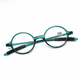 thumbnail image 1 of Gafas de lectura retro de montura completa, redondas, blancas, pequeñas, estilo literario fresco, espejo Prince, 1 of 5