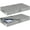 Grey-2 Pack, variant on Under Bed Storage Container Bin 4 Pack, 4.5 Inch Slim Low Profile Underbed Clothes Storage Organizer for Dorm & Home, Use for Blanket and Toy Storage Box W/ Sturdy Bottom/Sides, Foldable Thick Fabric