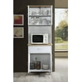 Hodedah Free Standing Kitchen White