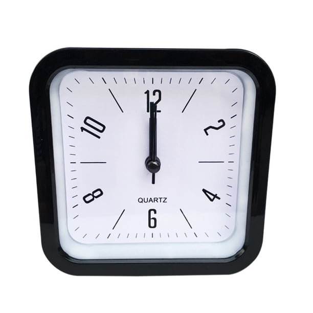 Reloj despertador silencioso Billuyoard Digital cuadrado Negro