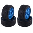 thumbnail image 2 of 4 piezas de 5 radios 100X42Mm Neumáticos Rueda hexagonal de 17Mm para Arrma 1/7 Infraction Felony Limitless RC Car Upgrade Parts, Azul, 2 of 5