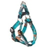 Vibrant Life Polyester Strategy Camo Step-in Dog Harness, Teal, Medium (14" to 20" Chest Size)