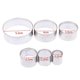 thumbnail image 2 of Stainless Steel Round Cutting Mold Pottery Ceramic Polymer Clay Tools Cutter, 2 of 5
