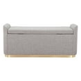 thumbnail image 4 of Dobo Storage Bench Gray Bench, Modern Style, Seats up to 2, Plywood, Indoor Living, 4 of 5