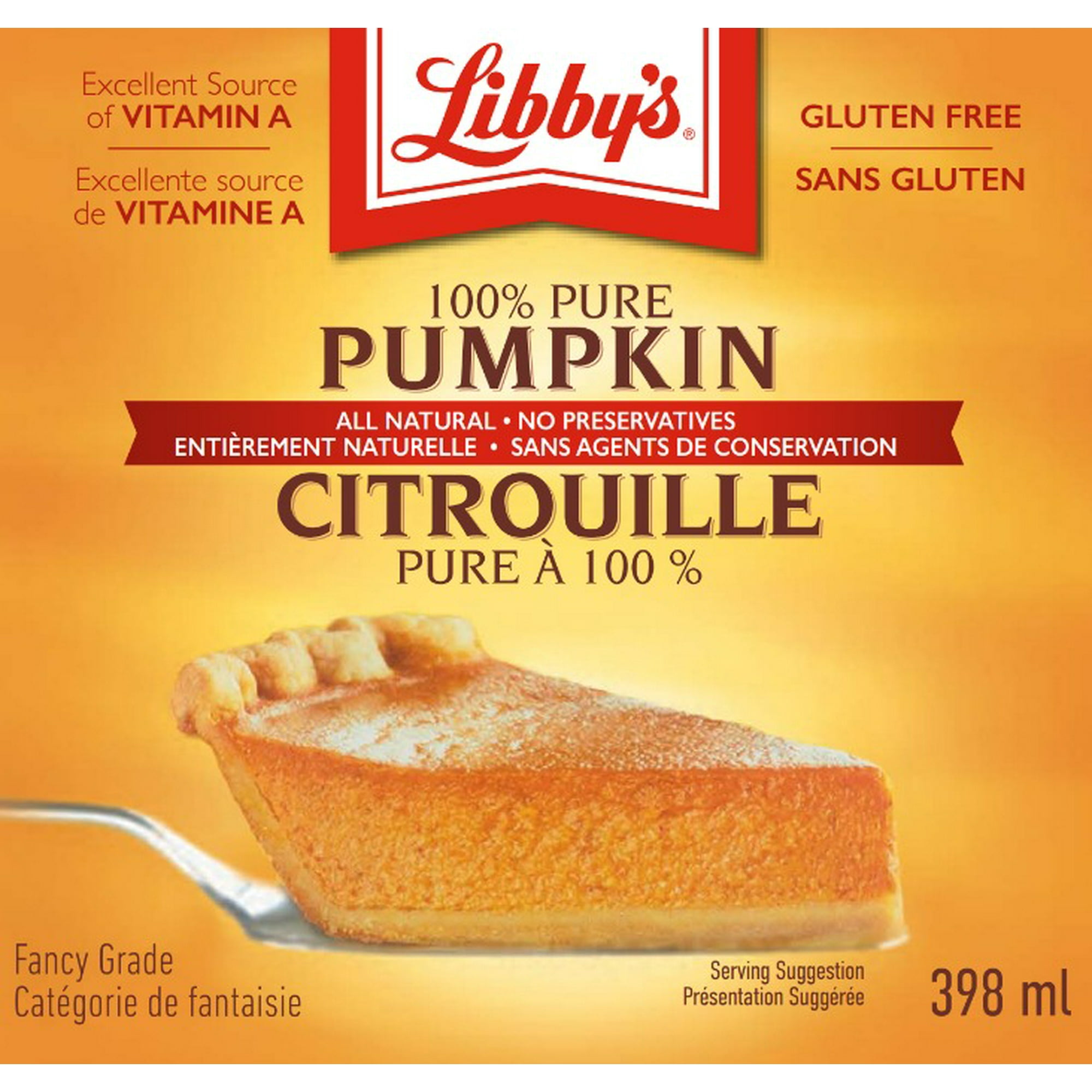 ☆pumpkin pie☆ LIBBY'S 100% PURE PUMPKIN, 398ml - Walmart.ca