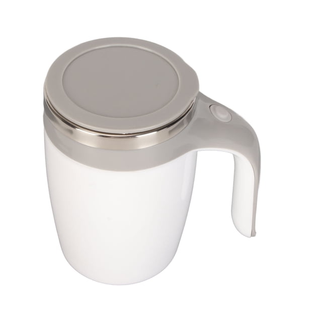 Taza De Agitación Automática, Taza De Mezcla Eléctrica Blanca Magnética De Operación Simple Para Oficina