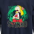 thumbnail image 3 of Hey Arnold! - Ho Ho Ho Stinko - Toddler And Youth Crewneck Fleece Sweatshirt, 3 of 5