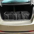 thumbnail image 3 of Large Capacity Foldable Car Trunk Bag with 4 Compartments Includes Storage Basket and Cooler and Warmer Set, 3 of 7