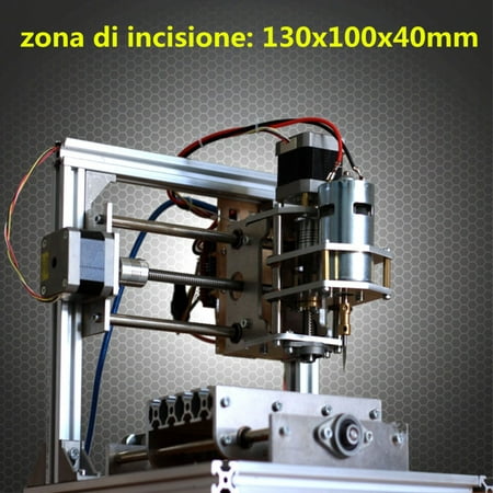 3 Axis CNC Micro-Engraving Machine PCB Milling Wood Carving DIY Router Kit (Best Cnc Router Kit)