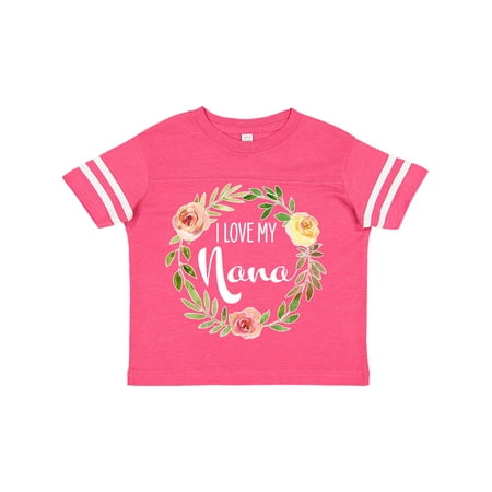 

Inktastic I Love my Nana- flower circle Gift Toddler Boy or Toddler Girl T-Shirt