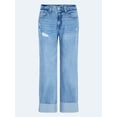thumbnail image 5 of Free Assembly Women's High Rise Straight Cropped Jeans, Sizes 0-18, 5 of 5