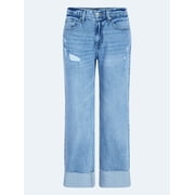 Free Assembly Women's High Rise Straight Cropped Jeans, Sizes 0-18