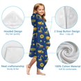 thumbnail image 7 of Cartoon Construction Vehicles Stars Hooded Bath Towel，60"x35" for Ages 3 To 12 Kids, Quick Dry Lightweight Soft Microfiber Hood Beach Towel Cover Up for Kids, 7 of 7