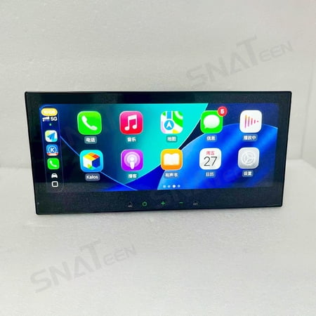 SNATEEN 12.3 inch Carplay Screen/Radio/Multimedia Player for Toyota Corolla Cross 2026 Universal Car Navigation/GPS Upgrade Headunit Android Display Touch Screen 1080P Video Device