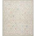 thumbnail image 2 of Crestwood Traditional Oriental 8x10 Cream and Aqua Polyester Indoor Area Rug, 7'10'' x 9'4'', 2 of 6