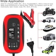 thumbnail image 3 of Motorcycle Battery Charger 12V 6A Fast Charging for 12V Motorcycle SUV Batteries, 3 of 9