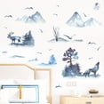 thumbnail image 1 of Ruiboury Nordic Style Wall Sticker Exquisite Hotel Indoor Scene Layout Printed Decals Television Background Self-adhesive Decal Prop, 1 of 6