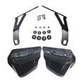 thumbnail image 2 of 2Pcs Large Motorcycle Handguards Wind Protector Touring Hardware Replacement black, 2 of 8