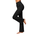 thumbnail image 7 of XuJwPNcy Dress Pants Women Straight Leg Soft Comfortable Trousers with Pockets Business Casual Work Pants Office Slacks, 7 of 7