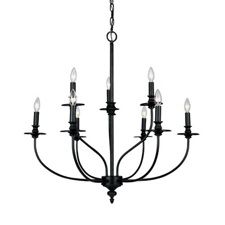 

Chandeliers 9 Light With Oil Rubbed Finish Candelabra 29 inch 540 Watts - World of Lamp
