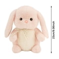 thumbnail image 2 of Realistic Easter Bunny Plush Toy, Soft Floppy Rabbit Stuffed Animal, Lifelike Lop Ear Rabbit Doll for Spring Party Decor, Cozy Companion for Toddlers, Easter Basket Filler, 2 of 5