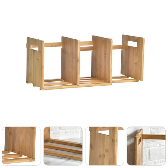 Raindrops  Book Rack Storage Expandable Bookshelf Foldable Student Office