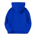 thumbnail image 4 of YOUYEDIAN Kids Fleece Hoodie Loose Fit Casual Solid Color Hooded Pullover Sweatshirt, 4 of 4