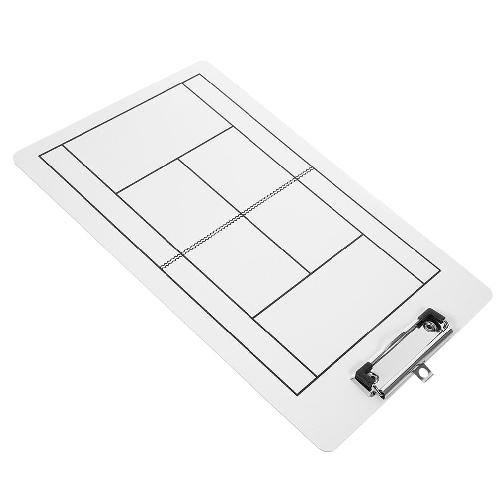 2PCS Reusable Coaching Clipboard for Tennis Hockey Whiteboard Training Planning Demonstrate