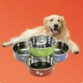 thumbnail image 3 of Dog Bowls Dog Bowls Stainless Steel Dog Bowls For Small Sized Dogs Dog Food Water Bowls With Non Rubber Bottom Pet Feeding Bowl Double Wall Insulated Rustproof 4.7inch Cat Bowls, 3 of 3