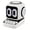 White, variant on Pixel Art 3-in-1 Smart Speaker, 15W Magnetic Fast Charger & Clock, Wireless Bluetooth Speaker with Rhythm Lights, Touchscreen, Portable for Living Room Bedroom, Supports Android & Apple