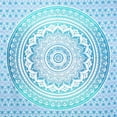thumbnail image 2 of Gypsie Blu Mandala Twin Hippie Wall Tapestry Boho Wall Hanging Beach Bedspread Living Room Decor Bedsheet Tapestries, 2 of 3