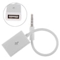 thumbnail image 4 of OPOLSKI Car MP3 3.5mm Male AUX Audio Plug Jack to USB 2.0 Female Converter Cable Cord, 4 of 6