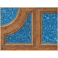 thumbnail image 3 of Jules-Edmond-Charles Lachaise 24x19 Black Modern Framed Museum Art Print Titled - Partial Design for Wood Panneling Inlaid with Painted Panels (1871), 3 of 5