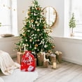 thumbnail image 3 of Avdolw Giant Christmas Drawstring Gift Bag with Aluminum Foil Design - Ideal for Holiday Gifts and Decoration, 44*57cm, 3 of 7