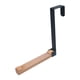 thumbnail image 5 of Gancho plegable para puerta, de metal y madera, resistente, con tira antideslizante. Negro, 5 of 7