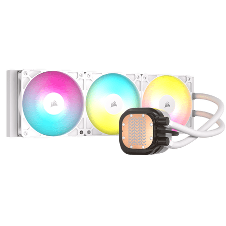CORSAIR｜コルセア 水冷一体型CPUクーラー NAUTILUS 360 RS ARGB -White-(ホワイト) CW-9060095-WW 返品種別B