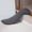 Dark Gray, variant on HOARBOEG 43in Cotton Long Body Pillow with Removable Washable Cover, Breathable Maternity Pregnancy Support Hugging Pillow for Side Sleepers, Yellow Bed Backrest Cushion for Leg & Back Relief