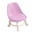 thumbnail image 1 of GUOOL Tabouret Roulant Bas avec Dossier Rotation 360 Degrés Petit Tabouret Roulant Confortable Rose, 1 of 9