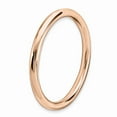 thumbnail image 3 of Sterling Silver Stackable Expressions Pink-plated Polished Ring - Size 5, 3 of 3