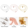 thumbnail image 3 of FRCOLOR glasses chain clips 3PCS Multi-purpose Glasses Chain Clips Crocodile Pattern Metal Mask Rope Clips,0.75"X0.41"X0.28", 3 of 4