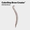 thumbnail image 3 of Revlon ColorStay Waterproof Brow Creator, 2-in-1 Eyebrow Pencil & Powder, 610 Dark Brown, 0.003 oz, 3 of 8