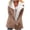 Coffee, variant on Winter Warm Plus Size Caots for Womens Zip Up Fashion Composite Plush Button Lapels Jacket Outwear Coat